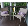thumbnail image 4 of VargottamIndoor/OutdoorPolyester FabricLumbarPillowCover,All-Weather Waterproof Rectangular Cushion Case for Patio Furniture,12" x 24"Set of 2 -Chevron-70, 4 of 6
