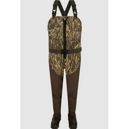 Drake Men s Guardian Elite HND Zip Front 1600 Gram Insulated Breathable Boot Foot Chest Waders Realtree Max-7 Large 13