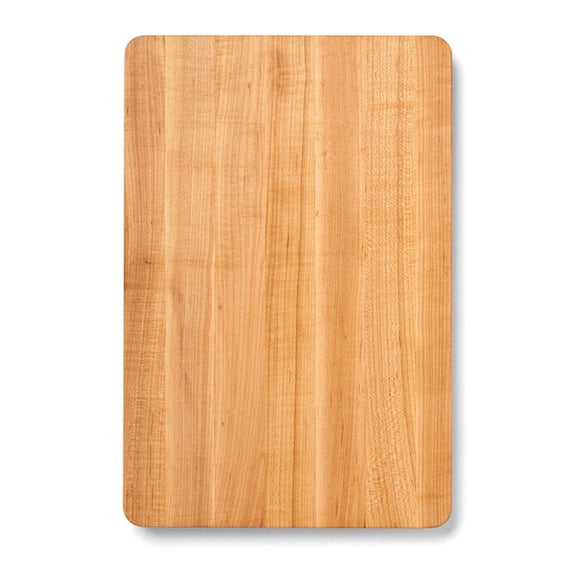 John Boos Chop N Slice Large Maple Wood Edge Grain Cutting Board, 18"x12"x1.25"