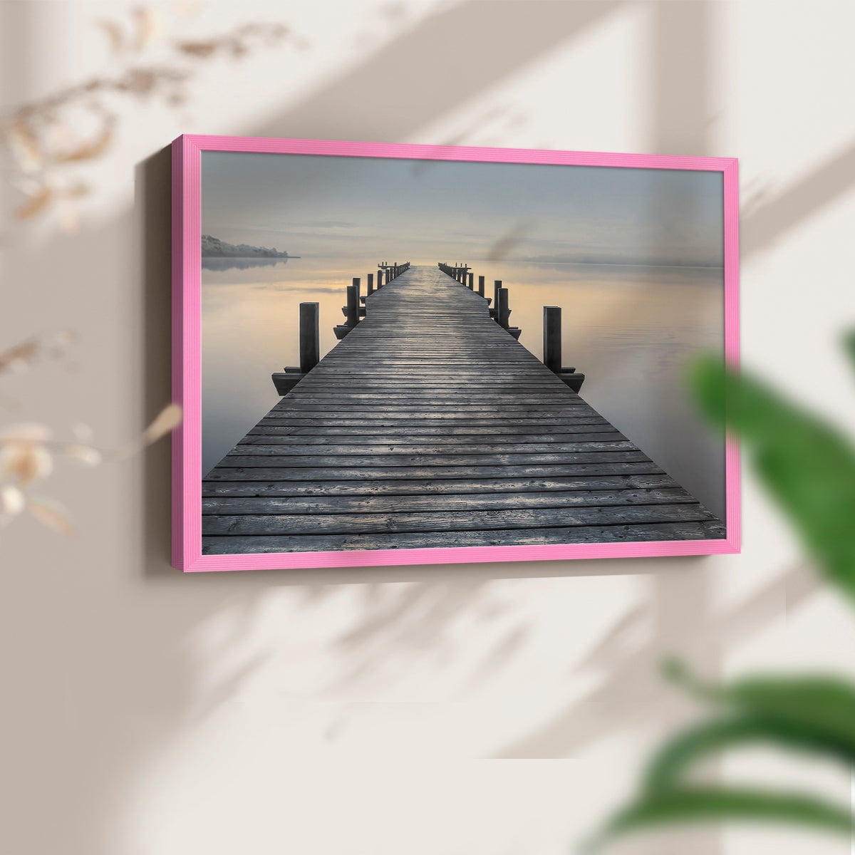 Sun Down by Mike Calascibetta - Restickable Framed Giclée Print