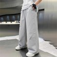 thumbnail image 5 of Boys Hiking Pants Baggy Wide Leg Sweatpants Lightweight Quick Dry Workout Athletic Jogger with Pockets for School Outdoor, 5 of 9