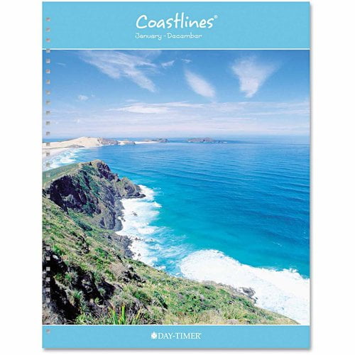 DayTimer Weekly Coastlines Notebook Organizer Refill, 81/2" x 11