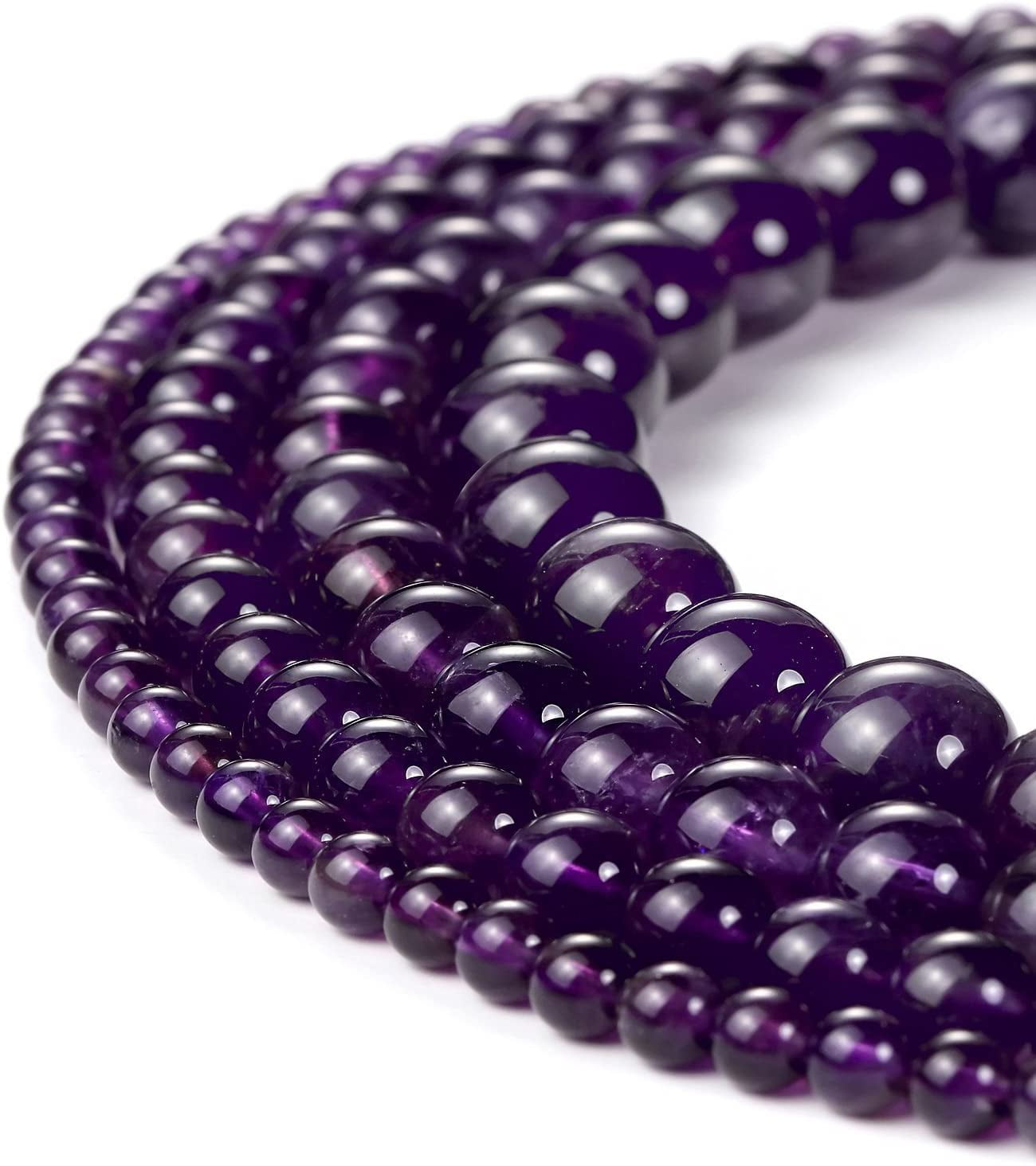 15" Strand Dyed Natural Striped Agate Round 4mm Beads Approx 95 pcs Purple 