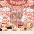 thumbnail image 2 of 60th Birthday Decorations For Women Rose Gold 60th Birthday Balloons Party Decorations, 2 of 5