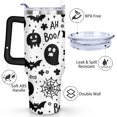 thumbnail image 3 of Happy Halloween Tumbler with Handle Insulated Coffee Mug 40 oz Coffee Mug for Drinking Coffee Water Wine Ideal Gift for Women Daughter Mom, 3 of 7