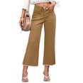 thumbnail image 1 of Pantalones cortos, pantalones vaqueros, pantalones vaqueros, talle alto, KICZOY, 1 of 6