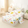 thumbnail image 2 of Erosebridal Happy East Theme Twin Sheet Sets,Watercolor Easter Egg Cute Bowknot Bedding For Kids 3pcs, 2 of 6