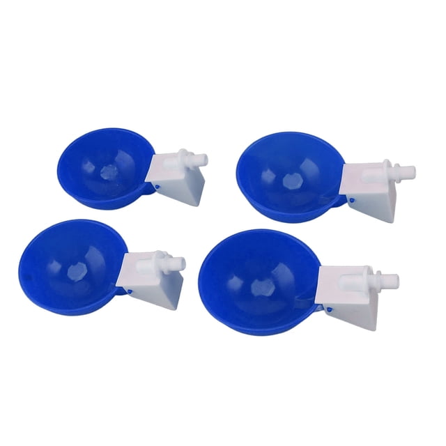 8 PCS Taza Automática De Agua Para Pollo Behinfer De Aves De Corral De Pollo Grande Con Diseño De PVC Engrosado Para Pollos Pájaros Pequeños