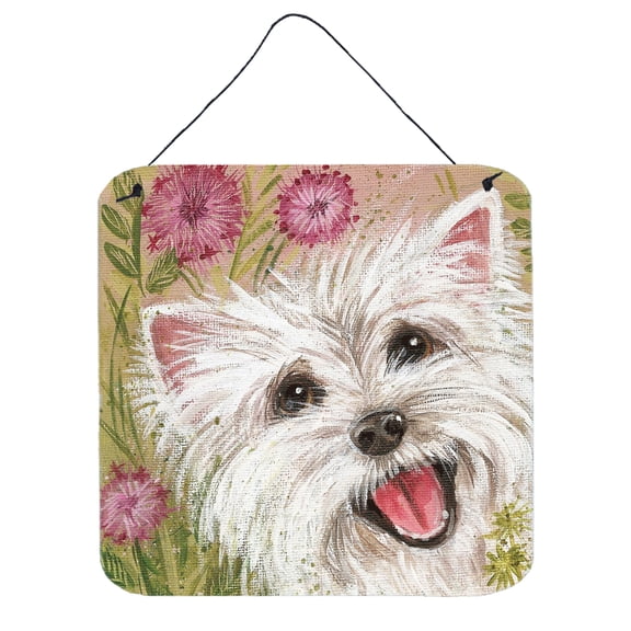 Westie by Judith Yates Wall or Door Hanging Prints