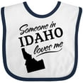 thumbnail image 3 of Inktastic Someone in Idaho Loves Me Boys or Girls Baby Bib, 3 of 4