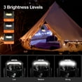 thumbnail image 3 of Ventilador nebulizador portátil para camping Odoland con luz de 3000 mAh, 3 of 8