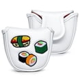 thumbnail image 4 of Transemion pour Golf Mallet Putter Head Cover pour Club de Golf Headcover Square Chic pour Femmes Hommes sushi Putter Cover 1Set, 4 of 6