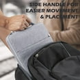 thumbnail image 6 of Shockproof Handbag Case for Samsung Galaxy Tab S9/S8/S7 Plus S7 FE 12.4inch X800 T730 Sleeve Pouch Cover Tab S7/S8 11'' Tablet (LightGray,Tab S7 FE 5G 12.4 in), 6 of 6
