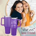 thumbnail image 5 of Work Bestie Gifts - Best Friend Birthday Gifts - Work Bestie Tumbler Best Friend Gift for Women 40 oz Tumbler with Handle and Straw, Coworker appreciation gifts, 5 of 6
