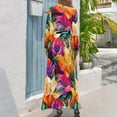 thumbnail image 3 of Lily Floral Tulips Dress Colorful Flowers Party Custom Maxi Dress High Neck Long Sleeve Street Wear Bohemia Long Dresses, 3 of 5