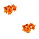 thumbnail image 2 of Moyic 10 unids/set decoración de fiesta flores artificiales para ambiente festivo decoración de boda decoración del hogar naranja naranja 2Conjunto, 2 of 6
