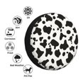 thumbnail image 5 of Multi-Size Car Tire Dust Cover Sunscreen, Corrosion, Dust And Water Keep Spare Tires Clean Simple Cow Print Pattern, Vector Art Style_3 16 Inch, 5 of 8