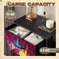 thumbnail image 2 of Soccer Dresser for Bedroom with 4 Storage Drawers Vibrant Graffiti Soccer Ball Explosive Paint Splatters Dressers Chest of Drawers Steel Framed Fabric Closet Organizers for Kids Boys Dorm Entryway, 2 of 8