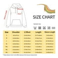 thumbnail image 4 of Mens red black Pullover Hoodie With Contrast Color Long Sleeve Sport Outwear Hooded Sweatshirt, 4 of 7