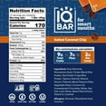 thumbnail image 2 of IQBAR Brain and Body Plant Protein Bars - Salted Caramel Chip (12 Bars), 2 of 6