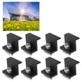 thumbnail image 1 of 12Pcs Solar Panel End Clamp, Aluminum Solar Rail End Clamps, Aluminum Alloy Solar Panel Mounting Z Brackets Clamp, PV Mounting Bracket Solar Panel Z Clips for Mounting Solar Panels, 1 of 7