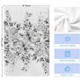 thumbnail image 5 of Grey Eucalyptus Leaves Kitchen Towels Set of 3, Watercolor Weeping Botanical Soft Microfiber Dish Towels, Absorbent Quick-Dry Washable Dishcloths for Kitchen Cleaning, Drying Dishes, 18x28 Inches, 5 of 9