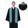 thumbnail image 4 of Xecao Flying Bees Print Graduation Shawl Stole Honor Stole Adult 72" Academic Commencements, 4 of 7