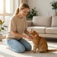 thumbnail image 6 of Adjustable Reflective Cat Collar – Breakaway Safety Design with GPS Tracker Holder and Bell,Pet Collar for Kittens and Small Dogs Orange, 6 of 6