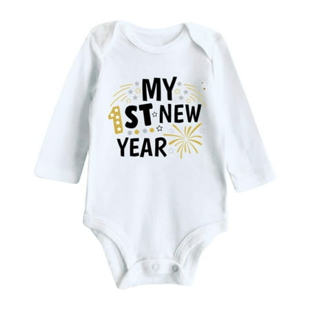 

KI-8jcuD Baby Summer Clothes Boy My First New Year Clothes Baby Boy Girl New Year Outfits Letter Print Romper Jumpsuit Outfits Set Long Sleeve 12 Month Boy Pants for Bodysuits Baby Bunny Clothes Bab