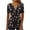 Black#1, variant on purcolt Womens Floral Print Boho Shirts Dressy Casual Short Sleeve V Neck Pleated T Shirts Summer Beach Tunic Tops