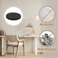 thumbnail image 6 of Round Felt Furniture Pads, 60Pack 1" Dia x 0.12" Thick Adhesive Backed Felt Non-slip Anti-scratch Felt Pads Chair Leg Protectors for Protecting Hardwood Floor, Black, 6 of 7