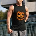 thumbnail image 3 of JRXY Halloween Pumpkin Tank Top Men's Sleeveless Vacation Shirt M, 3 of 6