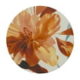 thumbnail image 4 of HAOXIT Fall Burnt Orange Outdoor Tablecloth Round ,Watercolor Flowers Table Cloth,Stain Resistance Polyester Autumn Floral Seasonal Small Table Covers for Kitchen Dining Parties Picnic 42-46, 4 of 8
