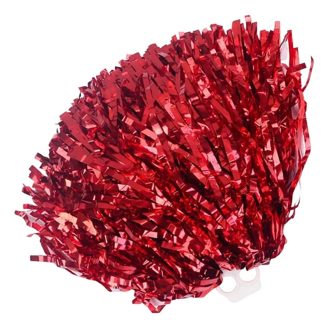 CSChome Cheerleading Flower Ball Dance Pompoms Fluffy PET Double Pass Cheerleader Hand Flower Ball Decoration