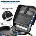 thumbnail image 4 of FORMRS Zipper Binder with Shoulder Strap 2-inch Ring 500 Sheet Capacity File Bag, Colorful Seaside, 4 of 5