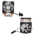 thumbnail image 4 of Enfriador De CPU, Efecto De Iluminación RGB Ventilador Silencioso Ampliamente Utilizado Volumen Pequeño Plug And Play Ventilador De Enfriamiento De 90 Mm Para Sala De Estar Para, 4 of 7