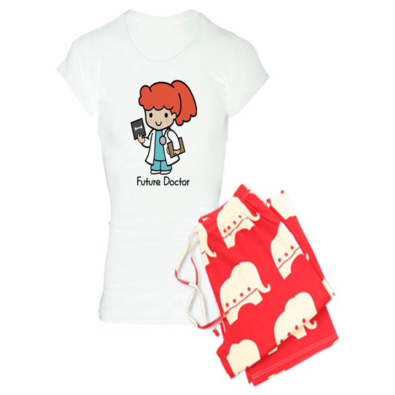 CafePress - Future Doctor Girl - Women's Light Pajamas