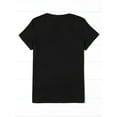 thumbnail image 2 of Women's Inspirational Jesus Christ T-Shirt - Casual Black Cotton Tee with "THE WAY THE TRUTH AND THE LIFE" Print, Round Neck, Short Sleeves - Perfect for Spring & Summer, Machine Washable, 2 of 6