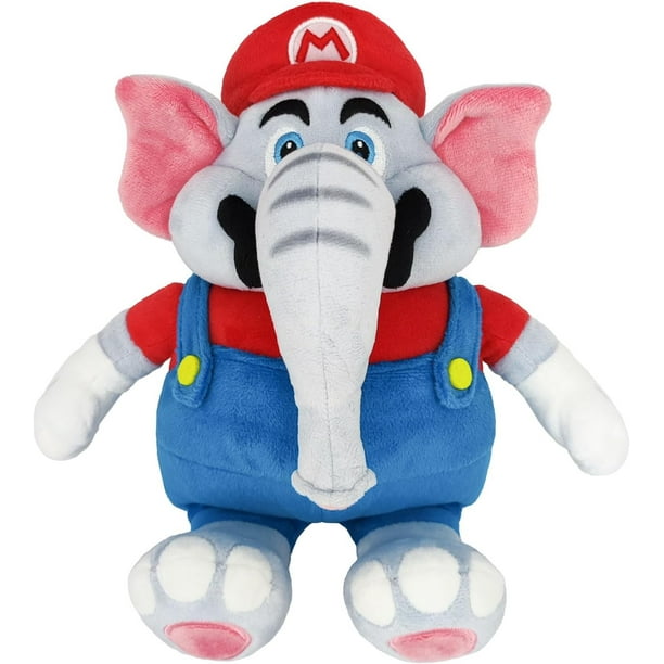 Little Buddy Super Mario Bros. Wonder Elephant Mario Plush, 10"