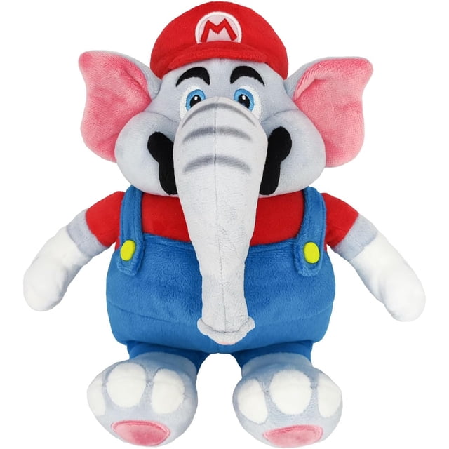 Little Buddy Super Mario Bros. Wonder Elephant Mario Plush, 10"