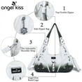 thumbnail image 3 of Angelkiss Hobo Shouder Purses for Women Crossbody Bag with Adjustable Long Straps Ultra Soft with Multiple Pockets, 3 of 5