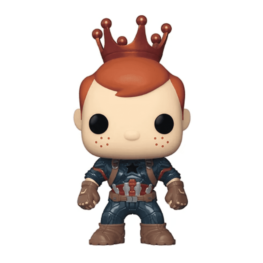 Funko POP! Fundays 2023: Freddy as Captain America Metallic (Limited to 2.000 pieces)