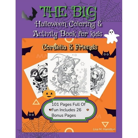 The Big Halloween Coloring & Activity Book For Kids: Cordelia & Friends, (Paperback)