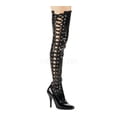 thumbnail image 2 of 5" Side-Slit Stretch Tight BT - Blk Str Pat, 14, 2 of 2