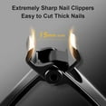100Pcs Nail Clippers For Thick Nails Wide Jaw Opening Oversized Nail