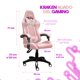thumbnail image 4 of Silla Gamer Ergonómica Reclinable Para Oficina Estudio PC Para Videojuegos Rosa Kraken Silla Gamer, 4 of 6