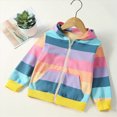 thumbnail image 2 of Staki Baby Girl Zip-up Jacket Toddler Hoodie Sweatshirt Light Winter Coat Fall Outwear 12M-7Y(Pink,6-7 Years), 2 of 7