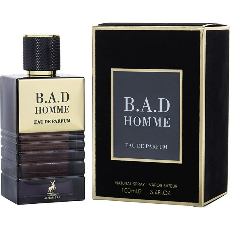 Maison Alhambra B.A.D Homme Eau De Parfum Spray for Men - 3.4 oz