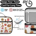 thumbnail image 4 of Foodie-Approved Insulated Lunch Bag - Thermal Pizza Lunch Box with 8-Hour Freshness, Lightweight & Compact for Parents, 4 of 6