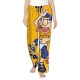 thumbnail image 2 of Lsque Sml Jeffy Print Women's Pajama Pants, Lounge Pant - Comfortable Home Wear,Elastic Waistband, Stylish Design-Large, 2 of 9